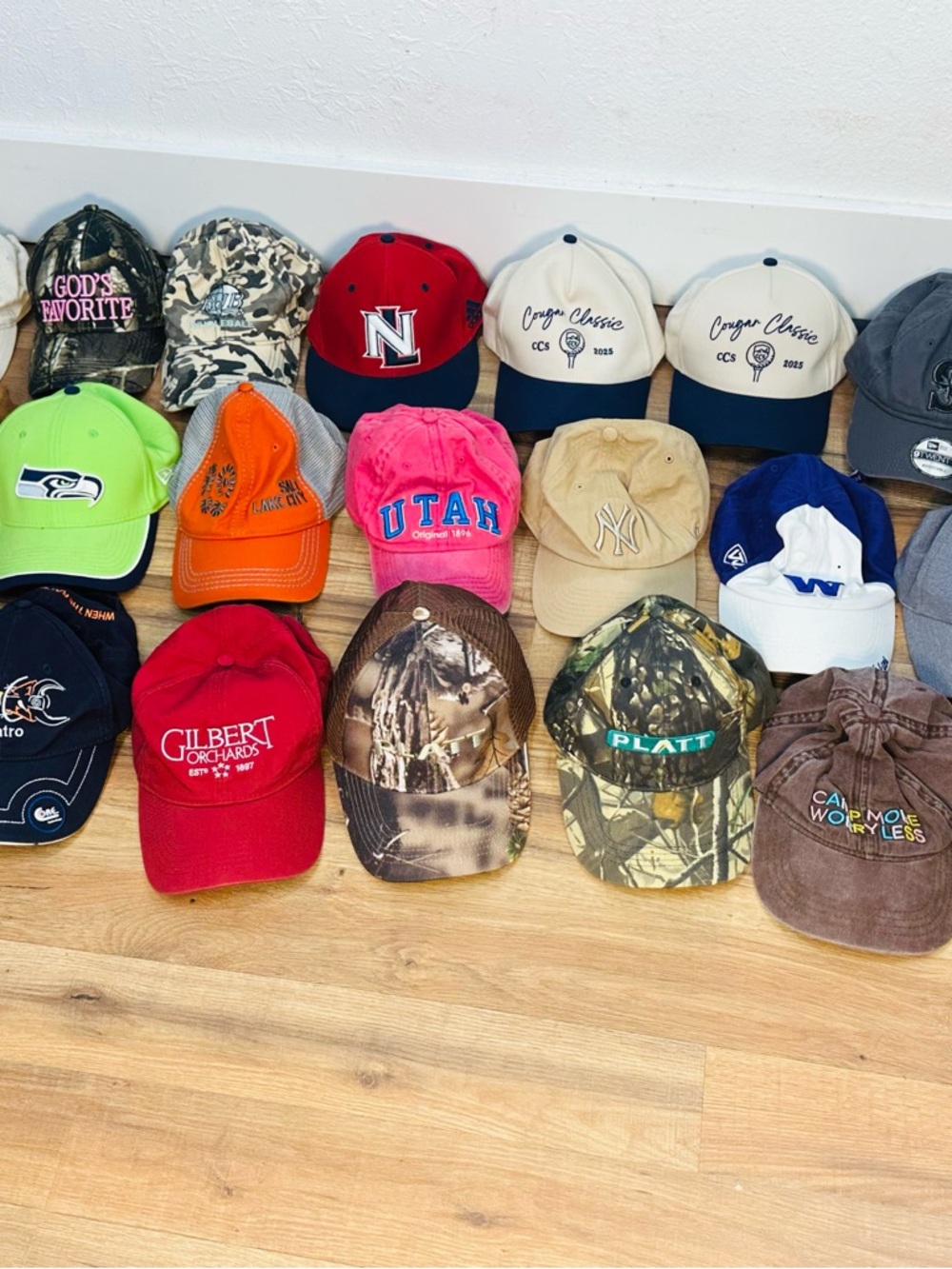 Assorted Baseball Caps - Multicolor Mix - Picture 4 of 6